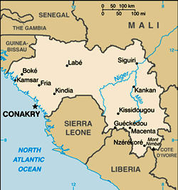 Map of Guinea