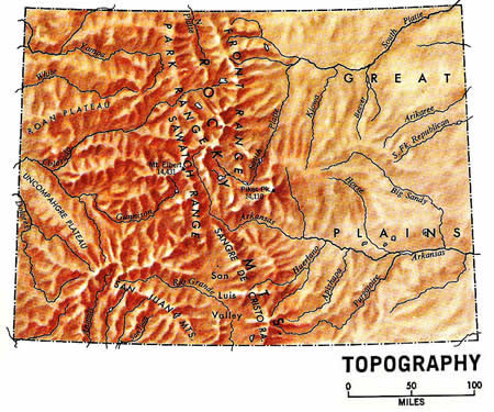 Map of Colorado
