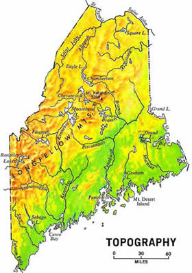 Map of Maine