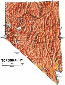 Map of Nevada