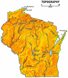 Map of Wisconsin
